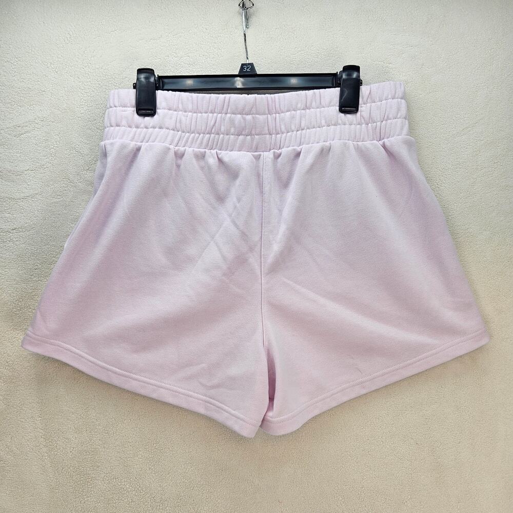 ADIDAS WOMEN'S XL HYPERGLAM FRENCH TERRY SHORTS VIOLET NWT - Picture 6 of 7